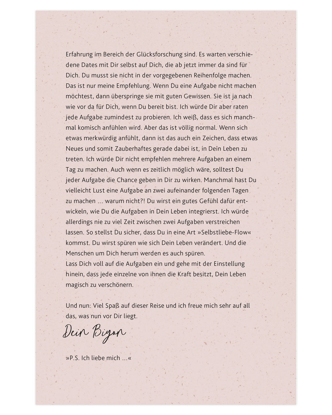 "P.S. Ich liebe mich!" 40 spannende Übungen für mehr Selbstliebe, Achtsamkeit und Lebensglück! (8003524460809)