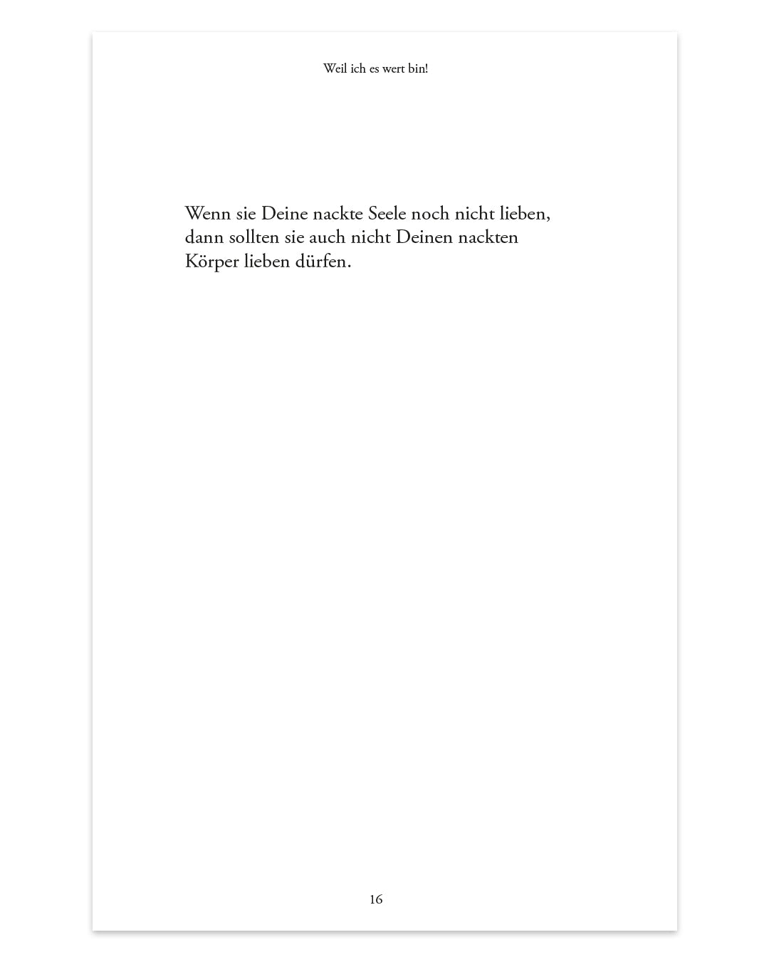 Weil ich es wert bin! - 101 Herzensgedanken für sie (4598105407555)