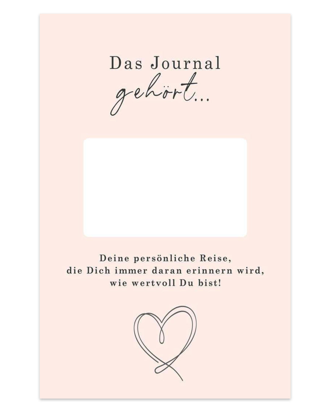 Weil ich es WERT bin! Dein Journal - Eine persönliche Reise zu mehr Selbstliebe. (6572461916227)