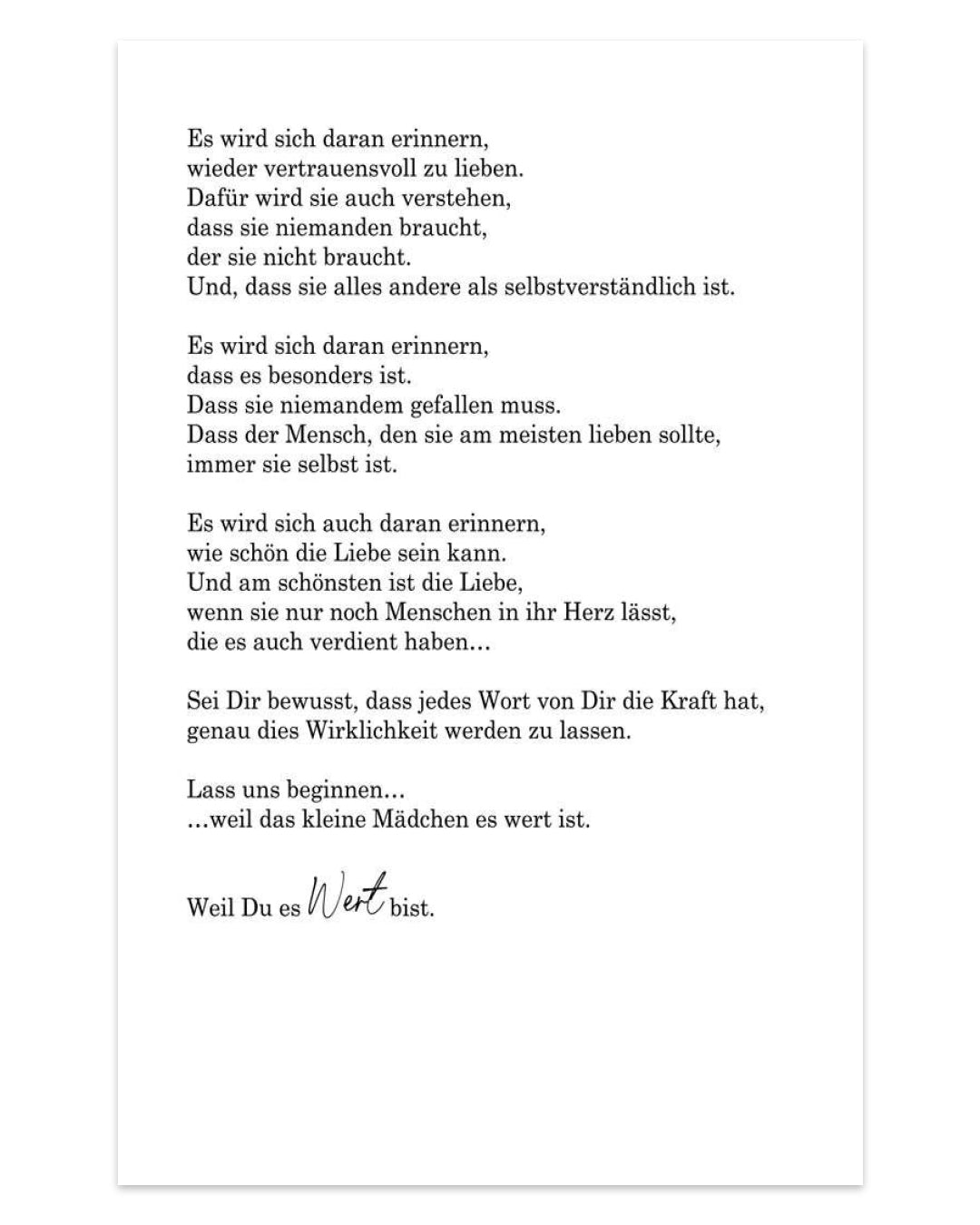 Weil ich es WERT bin! Dein Journal - Eine persönliche Reise zu mehr Selbstliebe. (6572461916227)