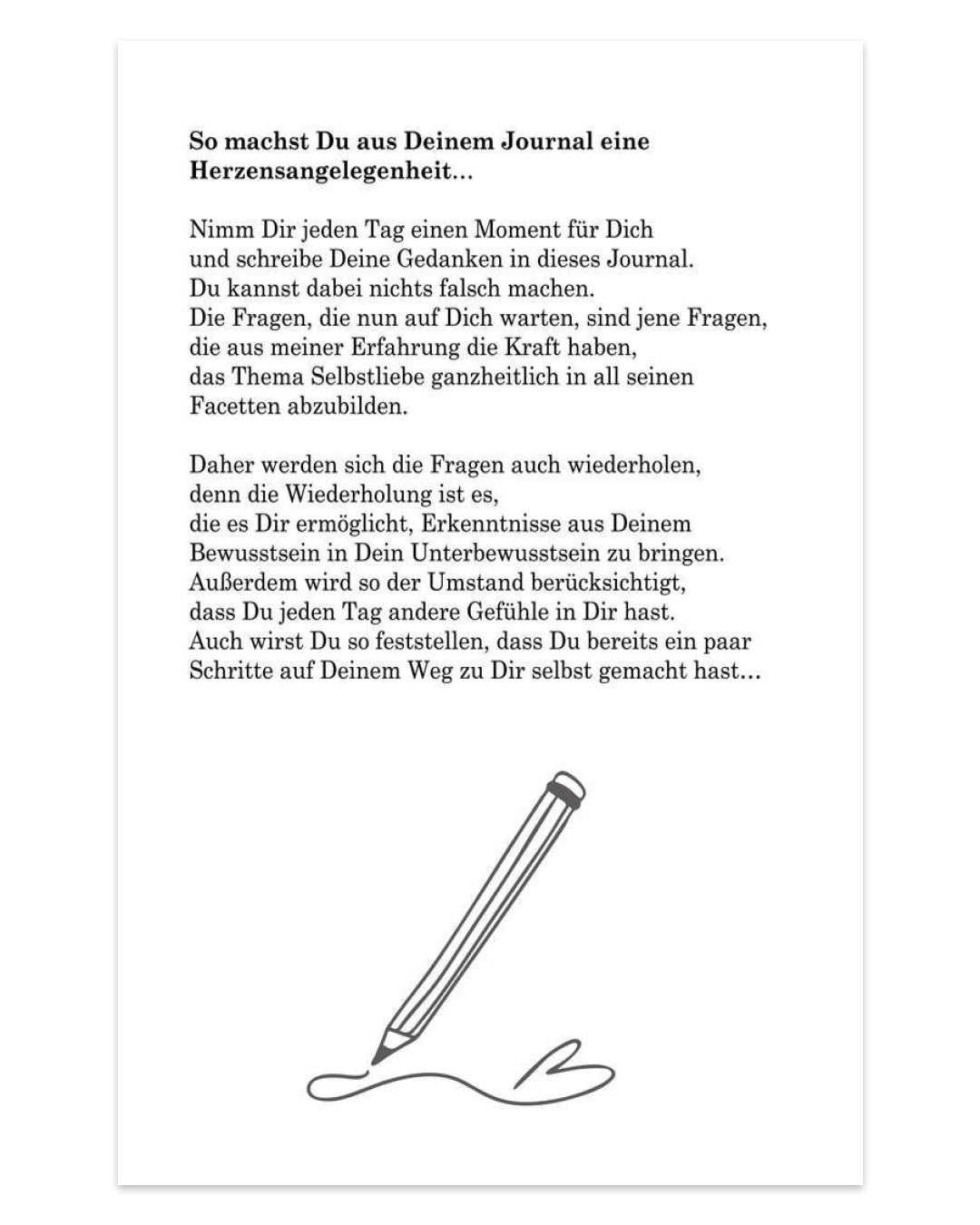 Weil ich es WERT bin! Dein Journal - Eine persönliche Reise zu mehr Selbstliebe. (6572461916227)