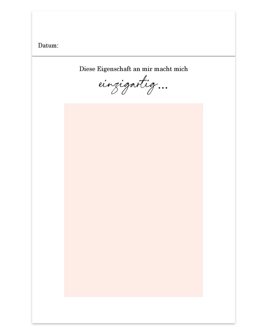 Weil ich es WERT bin! Dein Journal - Eine persönliche Reise zu mehr Selbstliebe. (6572461916227)