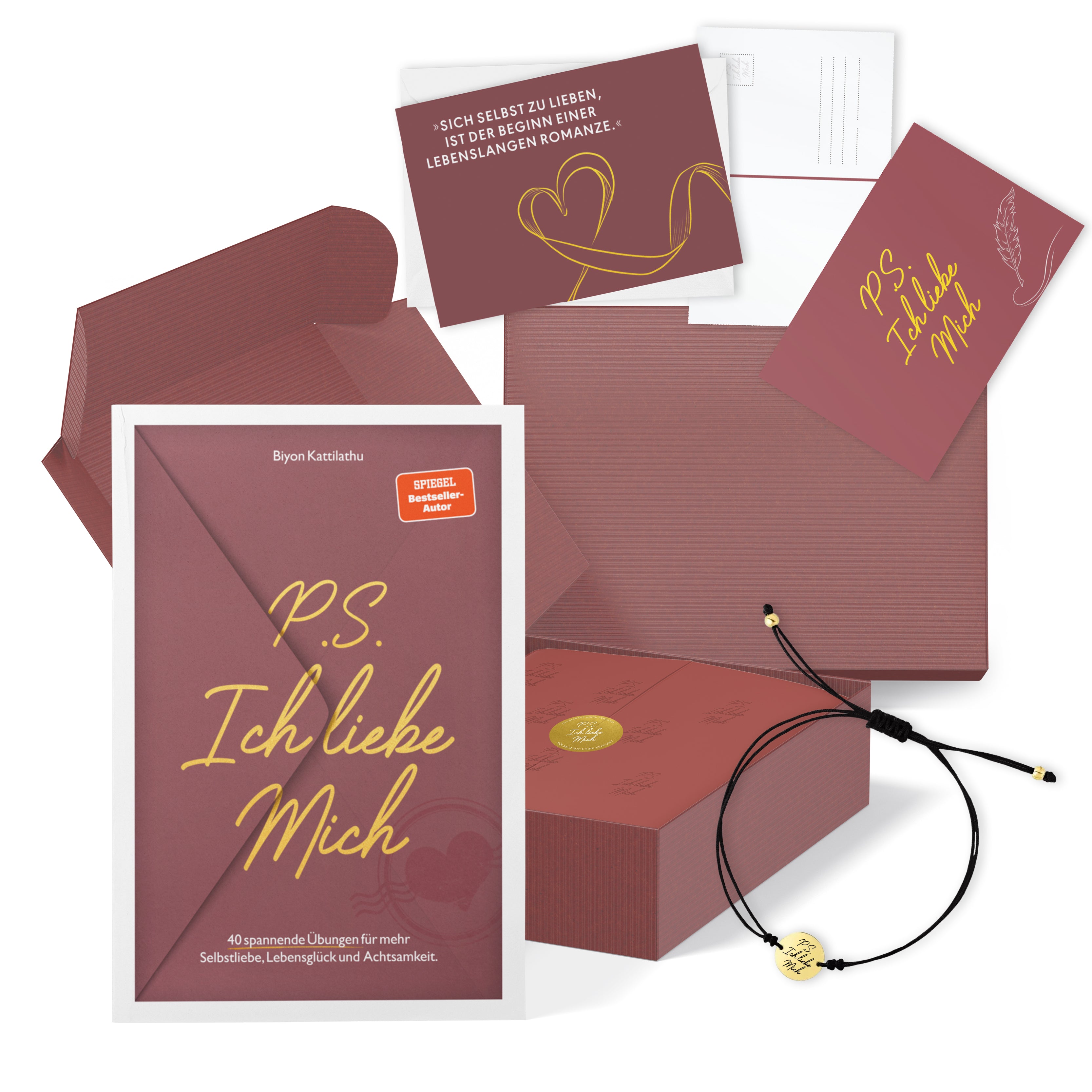 Erlebnis-Box von "P.S. Ich liebe mich!" 40 spannende Aufgaben für mehr Selbstliebe! (8003527704841)